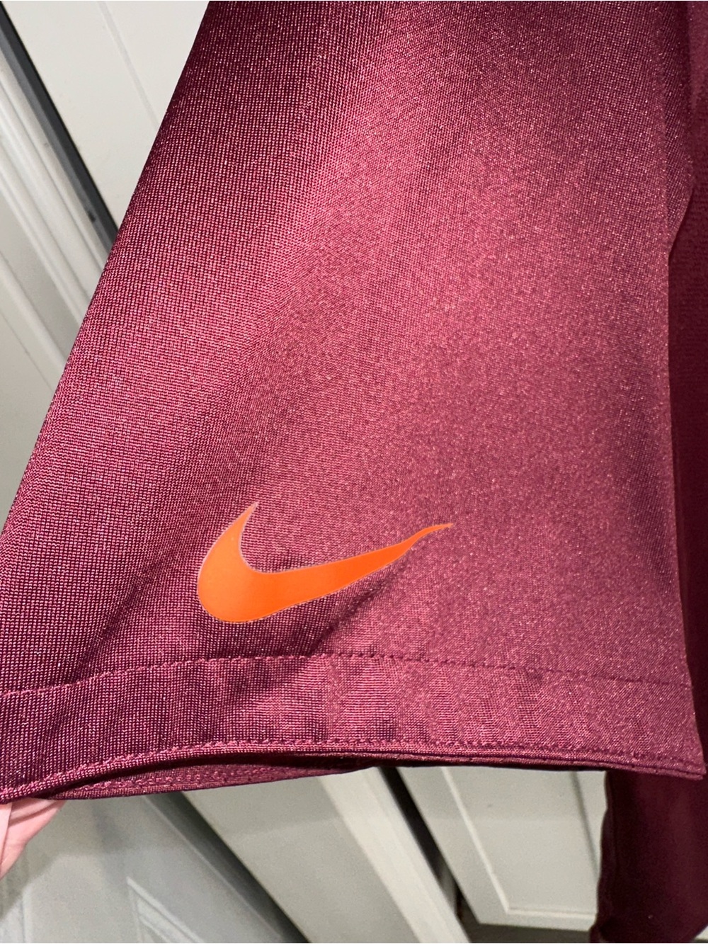 Nike Dri-FIT Virginia Tech Hokies Short Sleeve Golf Polo Shirt Maroon Mens Large - Picture 3 of 11